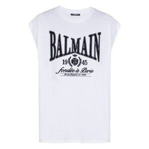 Balmain Sleeveless Silk And Nylon T-Shirt - NWT